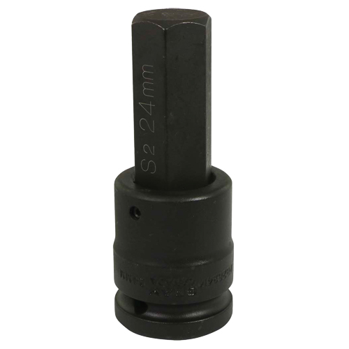 Bit Impact Socket, Hex, 24 mm x 3/4" Drive EastCoast Offshore Supplies