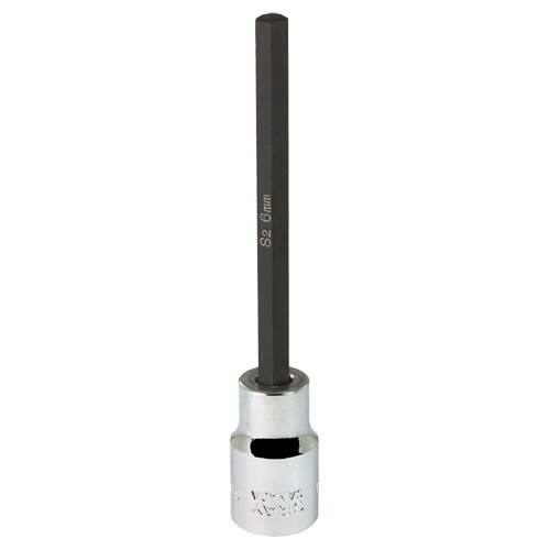 Extra Long Bit  Socket, 6 mm x 4" L, 3/8" Drive EastCoast Offshore Supplies