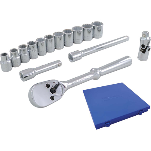 Jeu de douilles et accessoires, 15 Mcx, Prise de 3/8" EastCoast Offshore Supplies