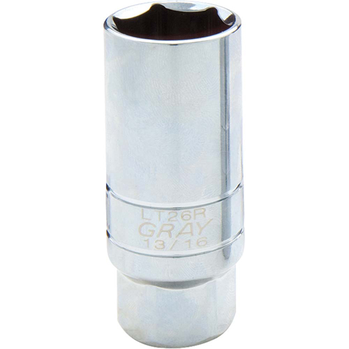 Spark Plug Socket, 3/8" Drive, 13/16" Socket, 1-1/10" L EastCoast Offshore Supplies