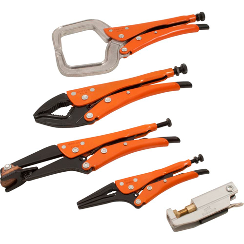 Welding Locking Plier Set, 5 Pieces EastCoast Offshore Supplies