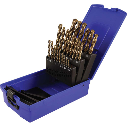 Jeu de forets, 25 morceaux, Acier rapide au cobalt EastCoast Offshore Supplies