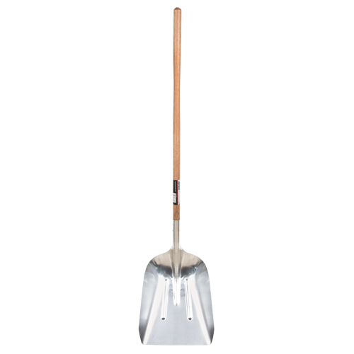 Scoop Shovel, Wood, Aluminum Blade, Straight Handle, 45-3/4" Length EastCoast Offshore Supplies
