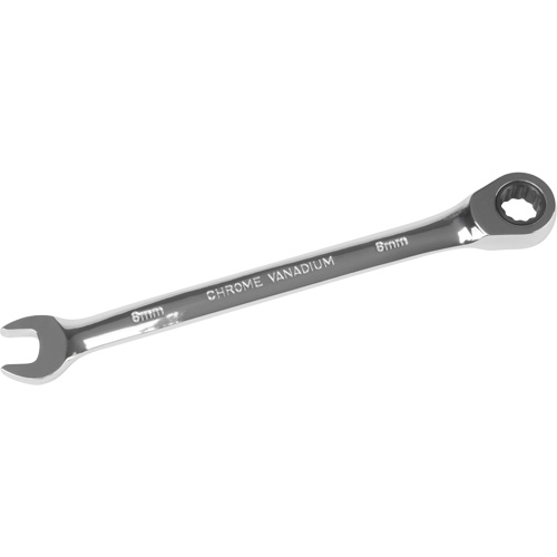 Metric Ratcheting Combination Wrench, 12 Point, 8 mm, Chrome Finish EastCoast Offshore Supplies