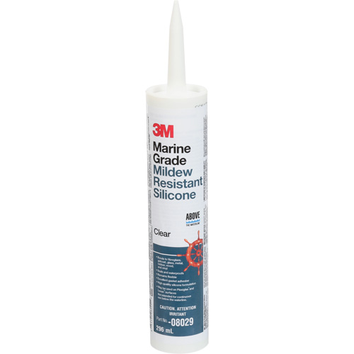 Marine Grade Silicone Sealant, 296 ml, Cartridge, Clear EastCoast Offshore Supplies