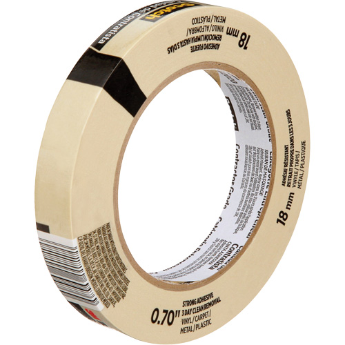 Scotch&reg; Contractor Grade Masking Tape 2020, 18 mm (3/4") x 55 m (180'), Beige EastCoast Offshore Supplies