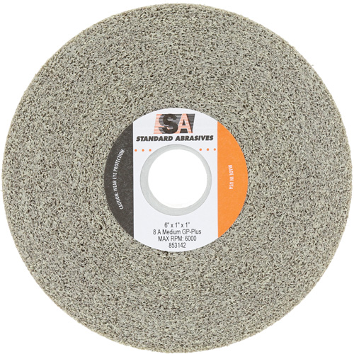 Standard Abrasives General Purpose Plus Wheel, 6" Dia., Medium Grit, Aluminum Oxide EastCoast Offshore Supplies