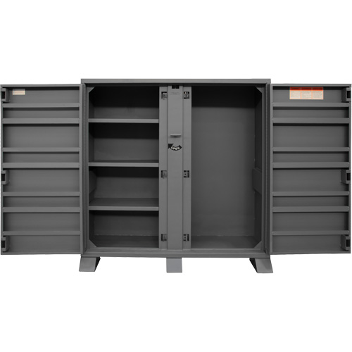 Jobsite Storage Shelving Cabinet, Steel, 47.5 Cubic Feet, Grey EastCoast Offshore Supplies