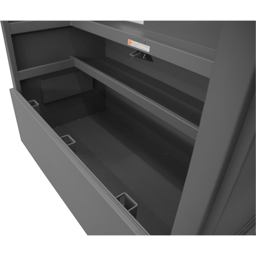 Piano Style Jobsite Storage Box, 60-1/2" W x 34-3/4" D x 49-3/8" H, Grey EastCoast Offshore Supplies
