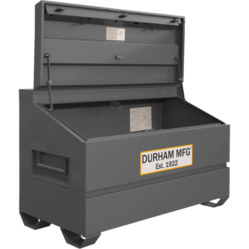 Jobsite Sloped Lid Storage Box, 60" x 30" x 39-3/8", Steel, Grey EastCoast Offshore Supplies
