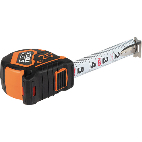 Magnetic Double-Hook Tape Measure, 25', Imperial Graduations EastCoast Offshore Supplies