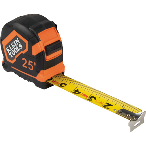 Tape Measure with Belt Clip, 25', 1/16" Graduations EastCoast Offshore Supplies