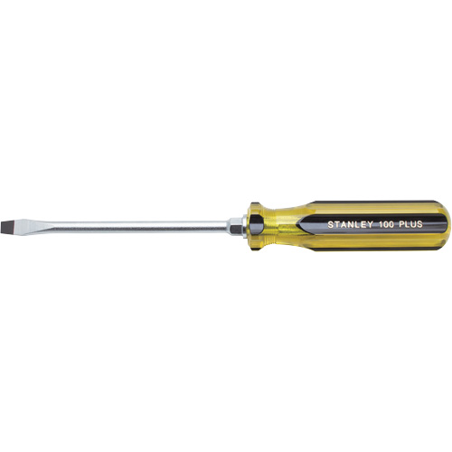 Tournevis pour &eacute;crous &agrave; fente 100 PLUS, Tige de 5/16", Ronde, 11" lo, Prise en Plastique EastCoast Offshore Supplies