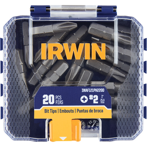 Embouts de tournevis &agrave; ins&eacute;rer, Phillips, #2, Prise 1/4" EastCoast Offshore Supplies