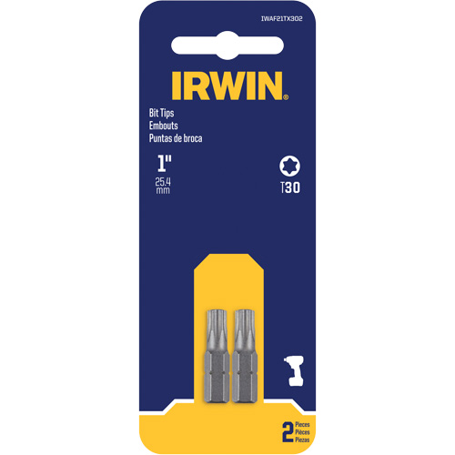 Embouts de tournevis &agrave; ins&eacute;rer, Torx, T-30, Prise 1/4" EastCoast Offshore Supplies