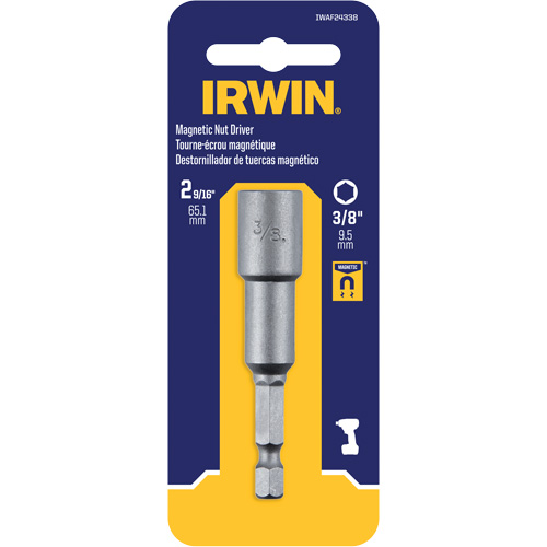 Nutsetter, 3/8" Tip, 1/4" Drive, 2-9/16" L, Magnetic EastCoast Offshore Supplies