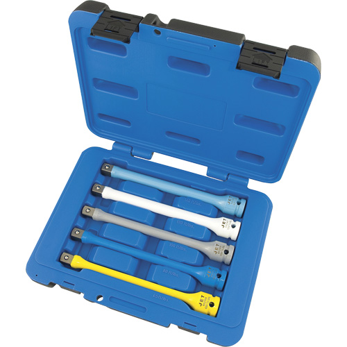 JTLE-5S Torque Limiting Impact Extension Set, 1/2" Drive, 65 ft-lbs./80 ft-lbs./100 ft-lbs./120 ft-lbs./140 ft-lbs. Torque, Multiple EastCoast Offshore Supplies