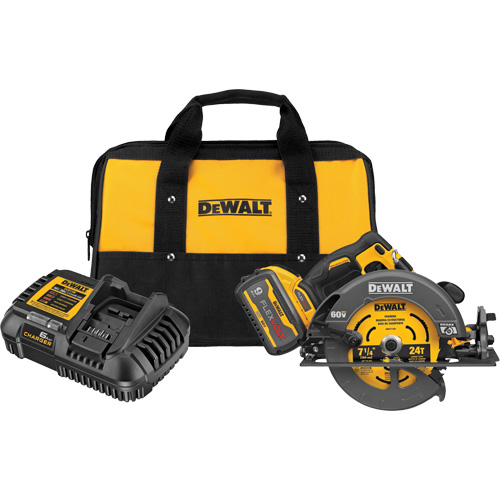 FlexVolt&reg; Max Brushless Circular Saw with Electric Brake Kit, 7-1/4", 60 V EastCoast Offshore Supplies