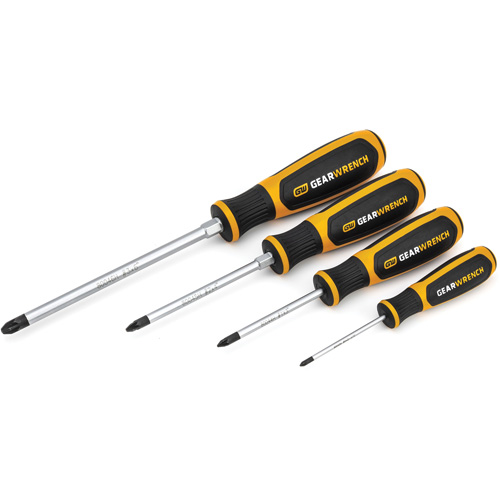 Jeu de tournevis &agrave; double mat&eacute;riaux Pozidriv, 4 mcx EastCoast Offshore Supplies