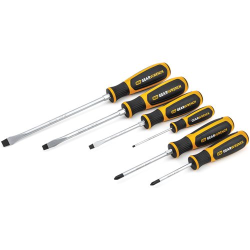 Jeu de tournevis &agrave; fente/Phillips &agrave; double mat&eacute;riaux, 6 mcx EastCoast Offshore Supplies