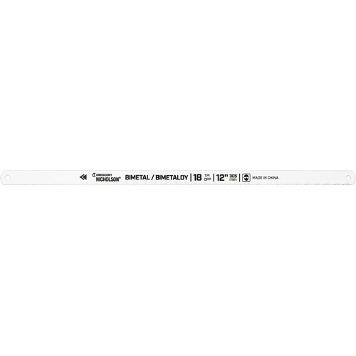 Bi-Metaloy&reg; Hacksaw Blades, Bi-Metal, 12" L, 18 TPI EastCoast Offshore Supplies