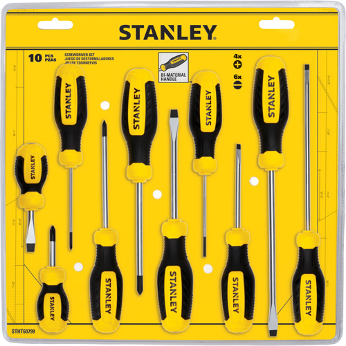 Screwdriver Set, 10 Pcs. EastCoast Offshore Supplies