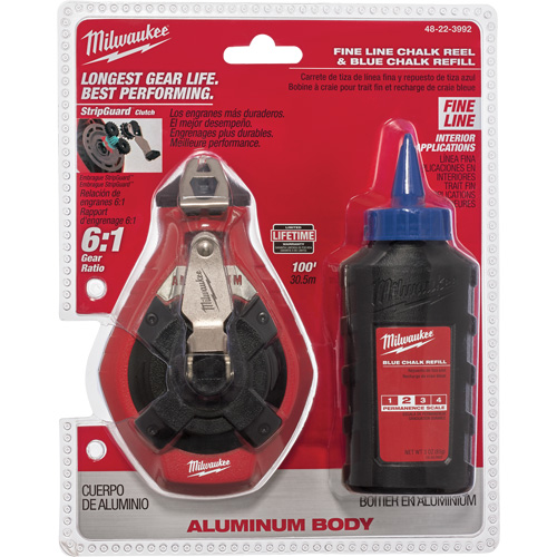 Trousse de cordeau &agrave; craie pour ligne fine EastCoast Offshore Supplies