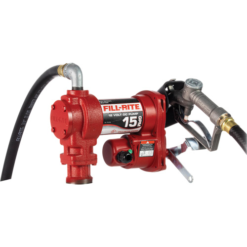 Heavy-Duty Fuel Transfer Pump with Manual Nozzle EastCoast Offshore Supplies