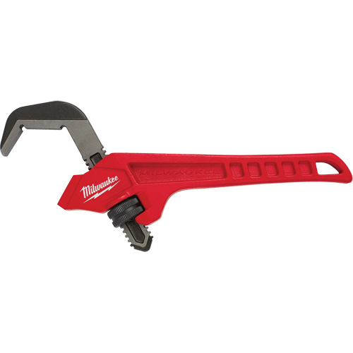 Cl&eacute; &agrave; tuyau hexagonale coud&eacute;e en acier, Cap des m&acirc;choires 2-5/8", Longueur 10-1/2", Fini Rev&ecirc;tement en poudre, Prise Ergonomique EastCoast Offshore Supplies