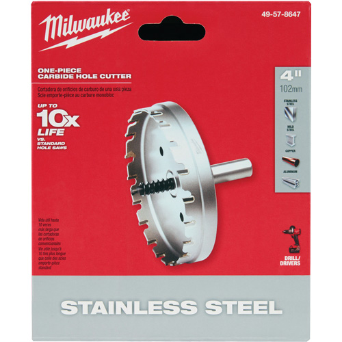 One-Piece Carbide Hole Cutters, 4", 3/16" Depth of Cut EastCoast Offshore Supplies