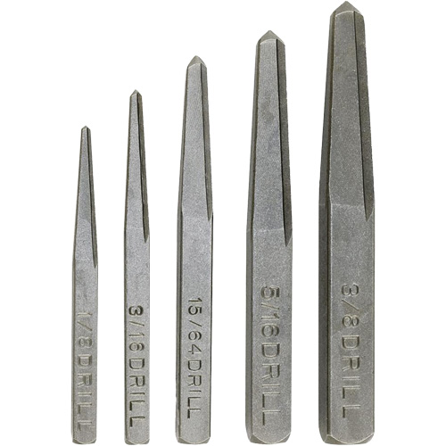 Screw Extractor Set, Chromium Steel, 5 Pieces EastCoast Offshore Supplies