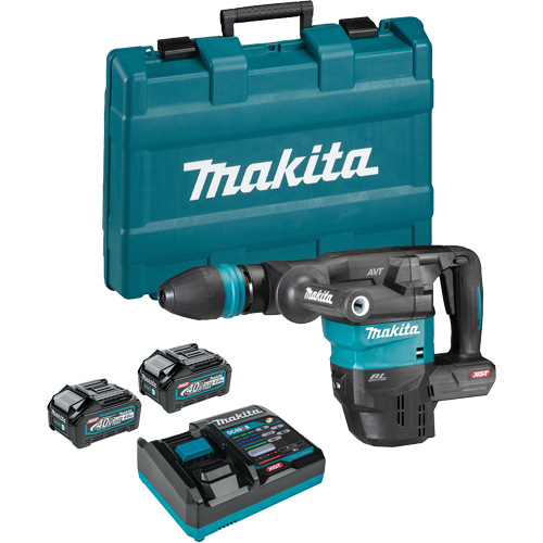 Trousse de marteau de d&eacute;molition 40 V XGT SDS-MAX avec moteur sans balai et AWS EastCoast Offshore Supplies