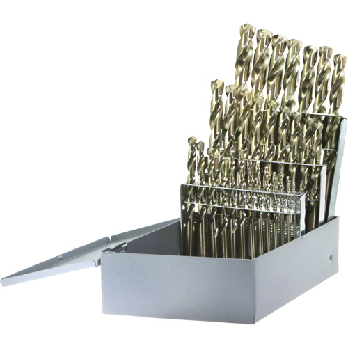 Jeu de forets courts &agrave; usage intensif DRILLCO, 29 morceaux, Cobalt EastCoast Offshore Supplies