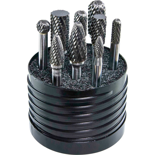 Jeu d'al&eacute;soirs au carbure plein &agrave; simple coupe Magnum SET 1 Drillco, 8 morcea EastCoast Offshore Supplies