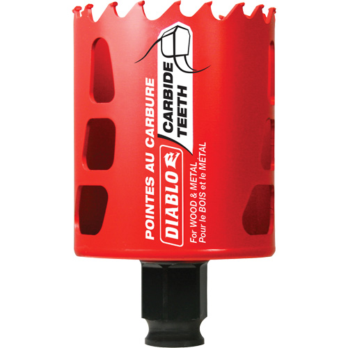 Wood & Metal Hole Saw, 2-1/4", 2-3/8" Depth of Cut, Carbide EastCoast Offshore Supplies