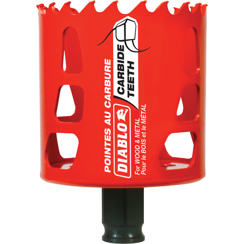 Scie cloche pour bois et m&eacute;tal, 2-9/16", Profondeur de la coupe 2-3/8", Carbure EastCoast Offshore Supplies