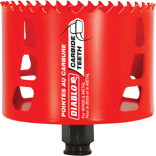 Wood & Metal Hole Saw, 3-5/8", 2-3/8" Depth of Cut, Carbide EastCoast Offshore Supplies