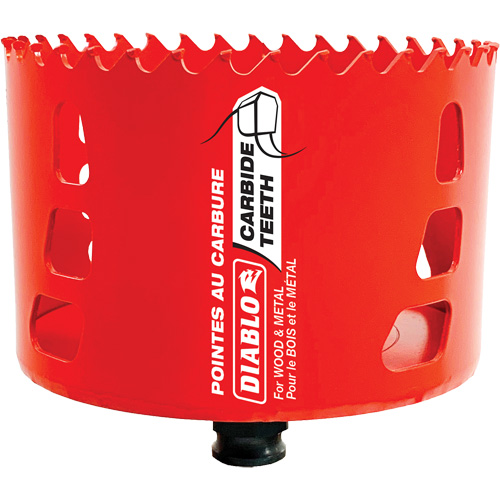 Wood & Metal Hole Saw, 4", 2-3/8" Depth of Cut, Carbide EastCoast Offshore Supplies