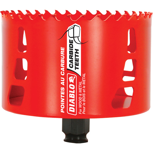 Wood & Metal Hole Saw, 4-1/8", 2-3/8" Depth of Cut, Carbide EastCoast Offshore Supplies