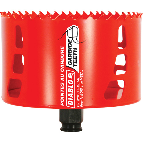 Wood & Metal Hole Saw, 4-1/4", 2-3/8" Depth of Cut, Carbide EastCoast Offshore Supplies