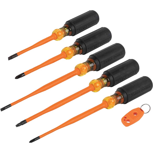 Slim-Tip Insulated Screwdriver Set, 1000 V, 6 Pcs EastCoast Offshore Supplies