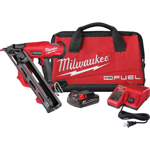 M18 Fuel 15 Gauge Finish Nailer Kit, 18 V, Lithium-Ion EastCoast Offshore Supplies