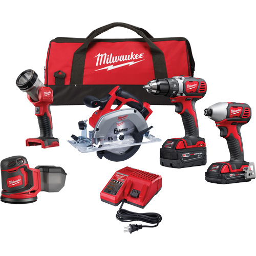 M18 5-Tool Combo Kit, Lithium-Ion, 18 V EastCoast Offshore Supplies