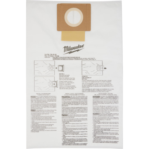 Sacs &agrave; poussi&egrave;re molletonn&eacute;s, 6 gal. US EastCoast Offshore Supplies