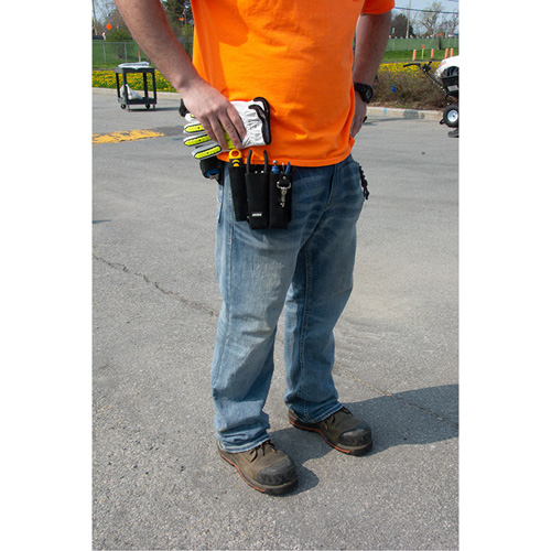 Porte-outils pour monteur de ligne, Porte-outil multiple, Cuir, 3 Poches EastCoast Offshore Supplies