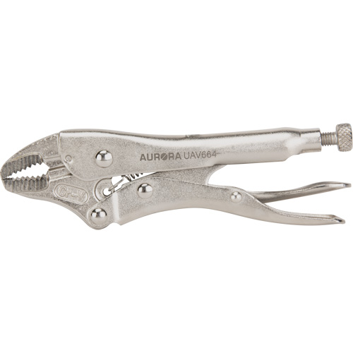 Locking Pliers with Wire Cutter, 5" Length, Curved Jaw EastCoast Offshore Supplies