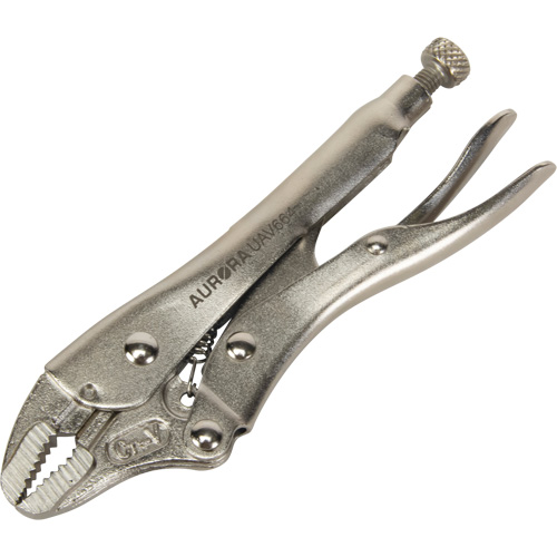 Locking Pliers with Wire Cutter, 5" Length, Curved Jaw EastCoast Offshore Supplies