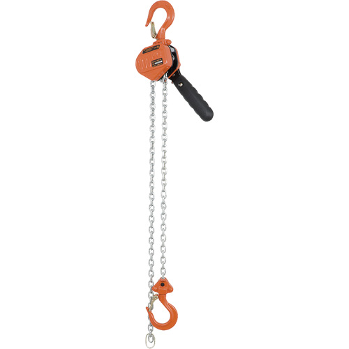 KLP-50-5 VLP Series Heavy-Duty Lever Puller, 5' Lift, 1000 lbs. (0.5 tons) Capacity, Galvanized Steel Chain EastCoast Offshore Supplies
