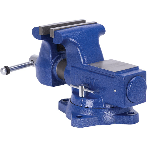 JBTV-6 Heavy-Duty Round Channel Bench Vise, 6-1/2" Jaw Width, 4" Throat Depth EastCoast Offshore Supplies