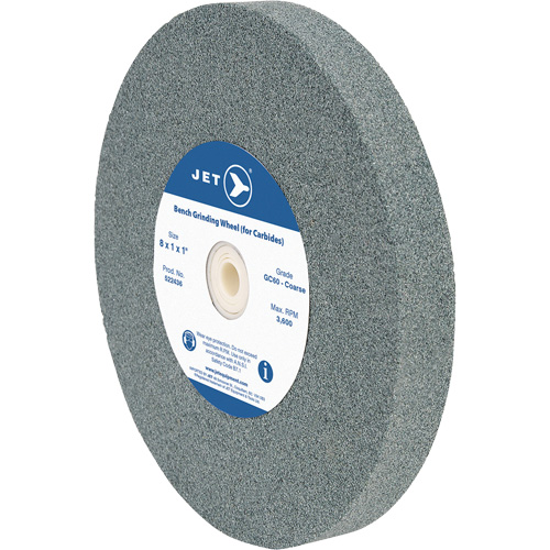 GC810C Bench Grinding Wheel, 8" x 1", 1" Arbor, Silicon Carbide EastCoast Offshore Supplies